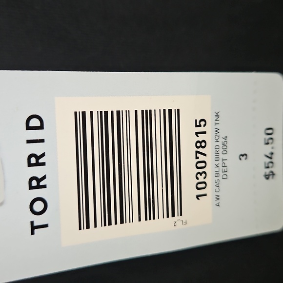 Torrid Black And Blue Sleeveless Top - Picture 2 of 2